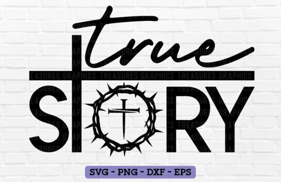 Christian Easter True Story PNG SVG