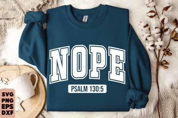 Christian Nope SVG, PNG Designs