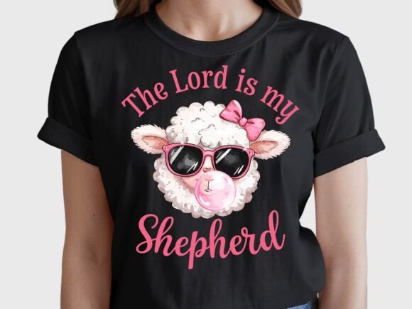 Christian Sheep Graphics: T-Shirt Designs for Local Branding