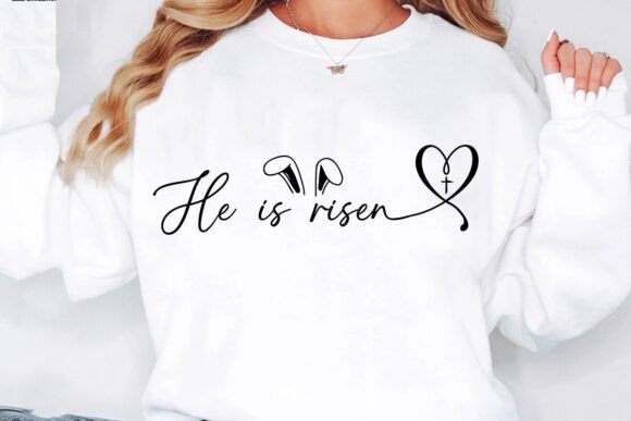 He is Risen SVG PNG, Christian Easter SVG