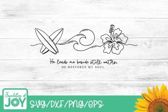 He Restores My Soul Graphics: T-Shirt Designs for Faith-Based Brands