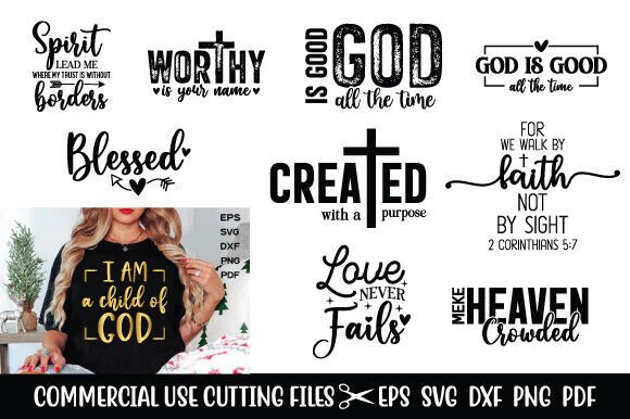 Jesus SVG Bundle: Christian Graphics for T-Shirt Designs & Branding